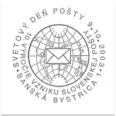 Svetový deň pošty 10. výročie vzniku Slovenskej pošty