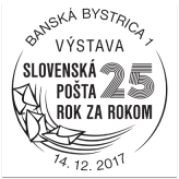 Výstava Slovenská pošta 25 rok za rokom