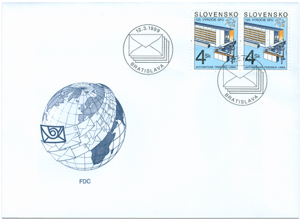 125. výročie Svetovej poštovej únie - Automatická triediaca linka