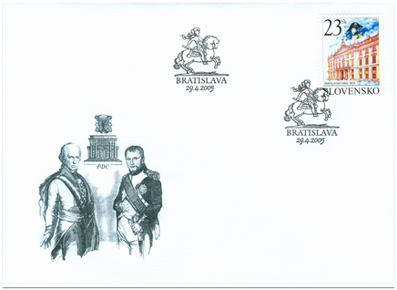 Peace of Bratislava   (Definitive stamp)