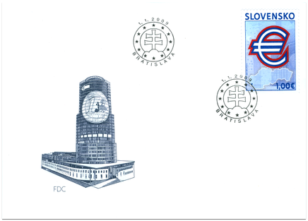 Commemorative Issue of the First Euro Stamp