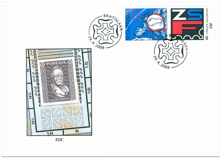 40th Anniversary of the Foundation of the Union of Slovak Philatelists