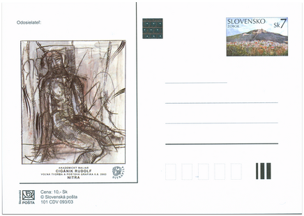 NITRAFILA 2003, akad. mal. Cigánik Rudolf, voľná tvorba a poštová grafika