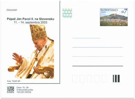 Ján Pavol II. na Slovensku
