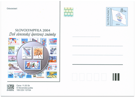 SLOVOLYMPFILA 2004, Day of the Slovak Sport Stamp