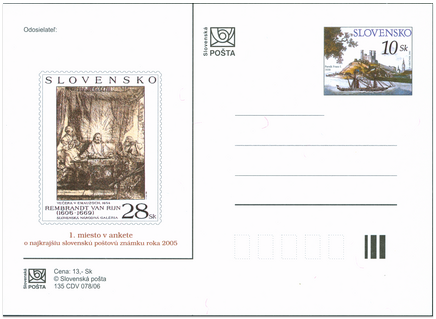 Most Beautifull Slovak Stamp 2005 - Inquiry