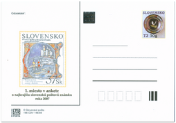 Anketa o najkrajšiu poštovú známku 2007