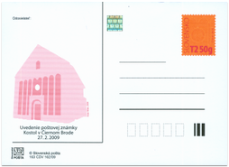 Stamp introduction Church in Čierny Brod