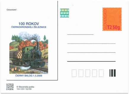 100 rokov Čiernohronskej  železnice