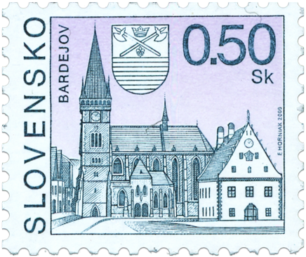 Bardejov   (Definitive stamp)