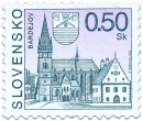 Bardejov   (Definitive stamp)