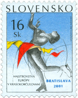 Majstrovstvá Európy v krasokorčulovaní Bratislava 2001