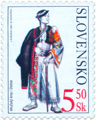 Men's folk-costume from Detva