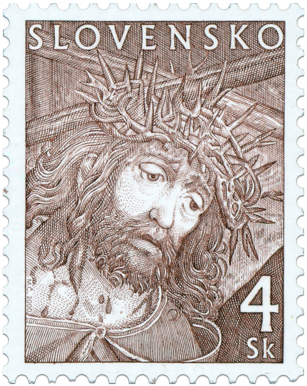 Stations of the Cross - release of a series of Easter stamps