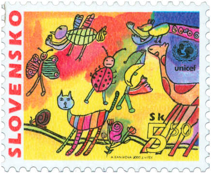 Children Postage Stamp - UNICEF