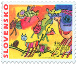 Children Postage Stamp - UNICEF