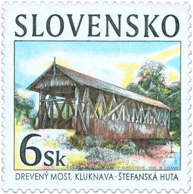 Historical bridges - Wooden bridge in Kluknava