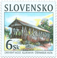 Historical bridges - Wooden bridge in Kluknava