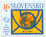 125th Anniversary of the Universal Postal Union - Slovak Post