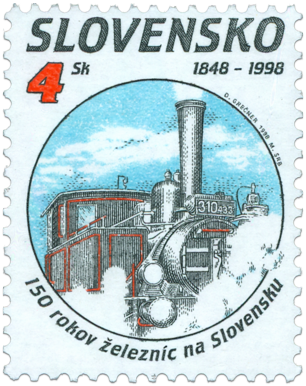 150 rokov železníc na Slovensku - parný rušeň