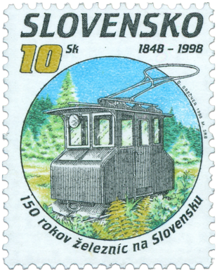 150 rokov železníc na Slovensku - elektrický rušeň
