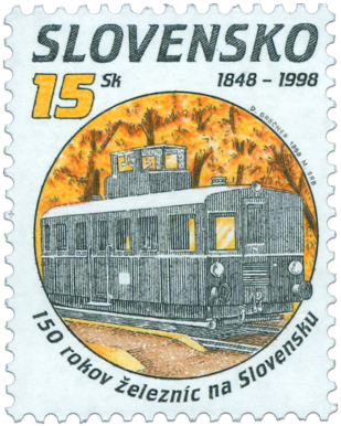 150 rokov železníc na Slovensku - motorový vozeň