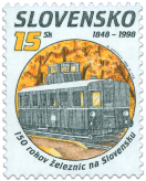 150 rokov železníc na Slovensku - motorový vozeň