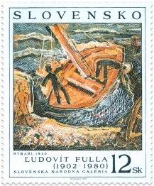 Art - Ľudovít Fulla: Fishermen