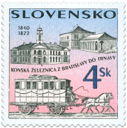 Technické pamiatky - Konská železnica z Bratislavy do Trnavy