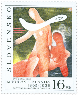 Art - Mikuláš Galanda: Two Women