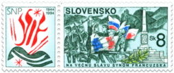 Fiftieth Anniversary of the Slovak National Uprising - French Partisans