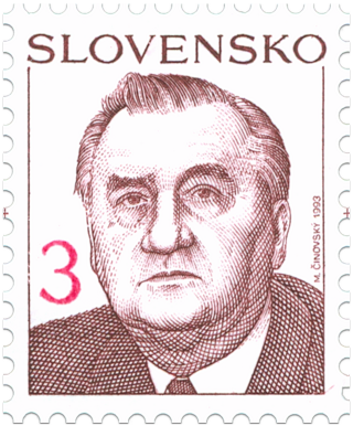 The President of Slovak Republik   (definitive stamp)