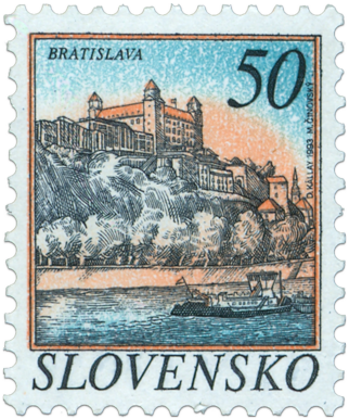 Bratislava   (Definitive stamp)