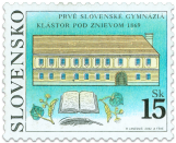 First Slovak Gymnasiums—Kláštor pod Znievom (1869)