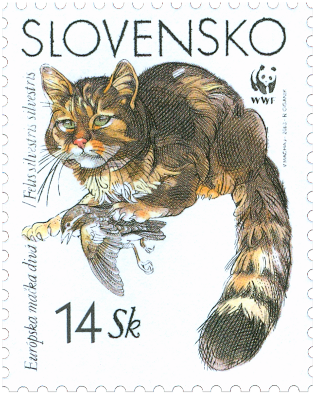 European Wild Cat (WWF) (Cancelled miniature sheet). 