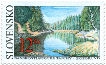 Banskoštiavnické tajchy - Rozgrund  (Lake Rozgrund)