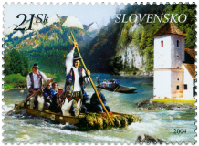 Raftmen on the Dunajec River