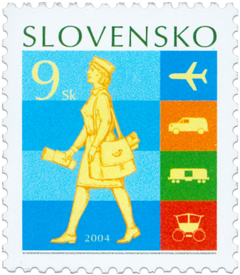 Deň poštovej známky: História poštovej dopravy  (výplatná)
