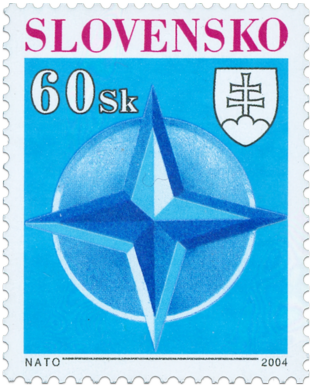 Entry to the NATO   (Definitive stamp)