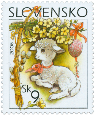 Easter 2005 - Easter Lamb   (Definitive stamp)