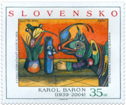 Umenie - Karol Baron: z cyklu Zázračnosť zátiší V. – 1972