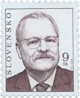 President of SR Ivan Gašparovič   (Definitive stamp)