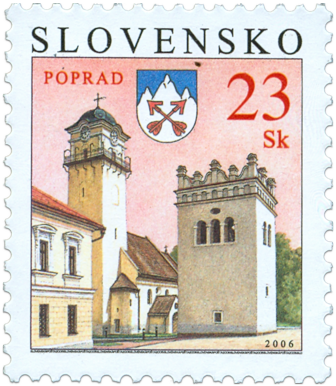 Poprad (definitive stamp)