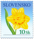 Greeting Stamp - Anemone /Narcissus  (Definitive stamp)