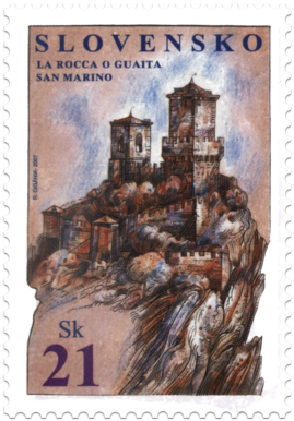 Joint Issue with San Marino - La Rocca o Guaita