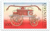Technical Monuments – Fire-fighting Equipment, Four-wheel hand-operated pumper 1872