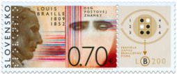 Postage Stamp Day: Louis Braille (1809 - 1852)
