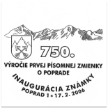 750. výročie prvej písomnej zmienky o Poprade