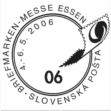 Briefmarken - Messe Essen 2006 (kašet)