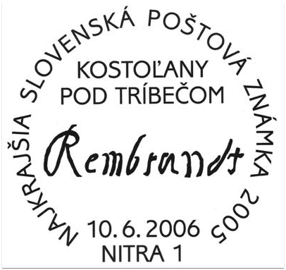 Najkrajšia slovenská postová známka 2005